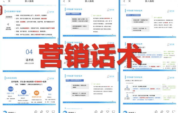 专业营销话术