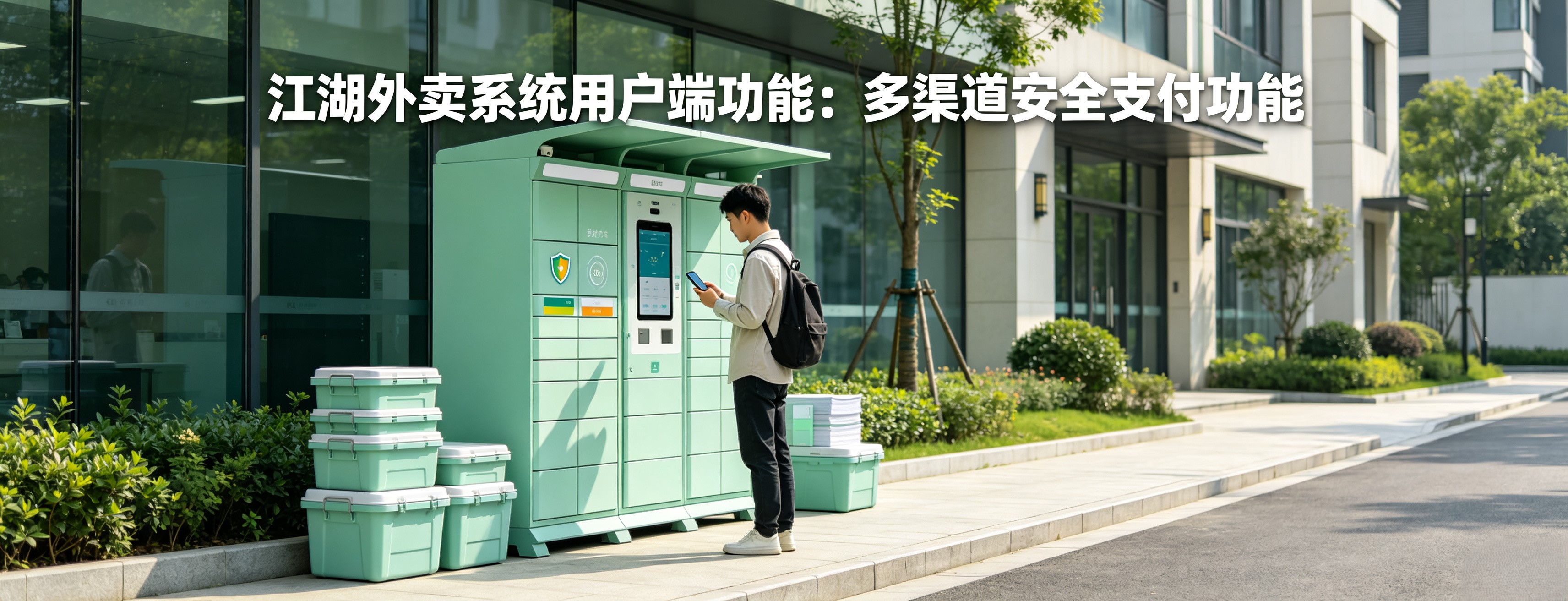 江湖外卖系统用户端功能:多渠道安全支付功能