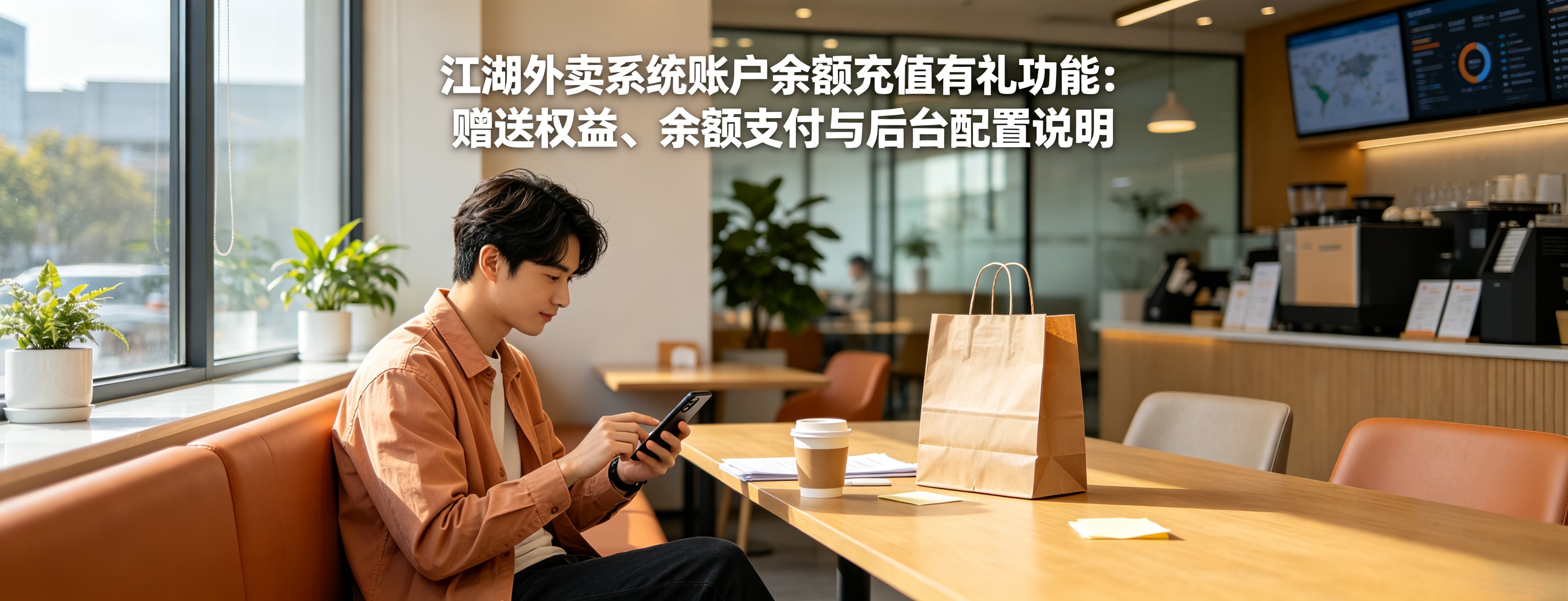 江湖外卖系统账户余额充值有礼功能:赠送权益、余额支付与后台配置说明
